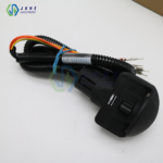 6680414 auxiliary four switch handle for bobcat skid steer and track loaders