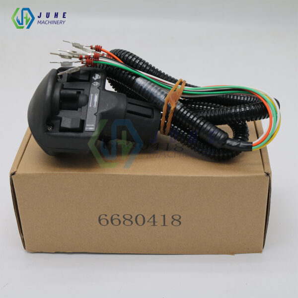 6680418 right auxiliary four switch handle for bobcat loaders