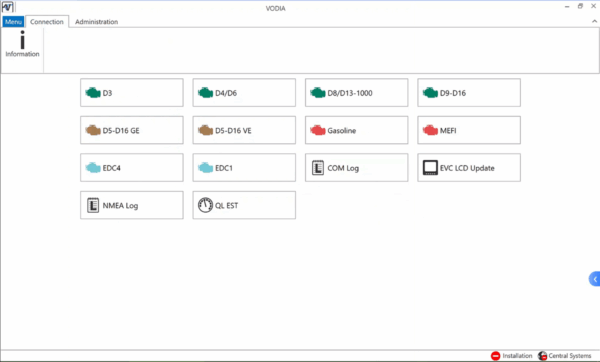 88894000 v2.8 vodia v5.2.50 for volvo communication unit vocom ii technical tool interface truck excavator bus yacht diagnostic