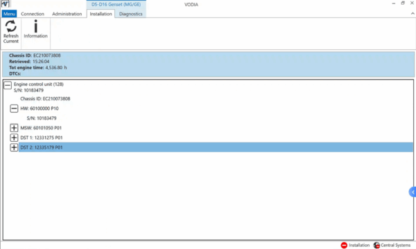 88894000 v2.8 vodia v5.2.50 for volvo communication unit vocom ii technical tool interface truck excavator bus yacht diagnostic