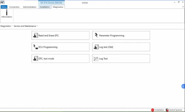 88894000 v2.8 vodia v5.2.50 for volvo communication unit vocom ii technical tool interface truck excavator bus yacht diagnostic