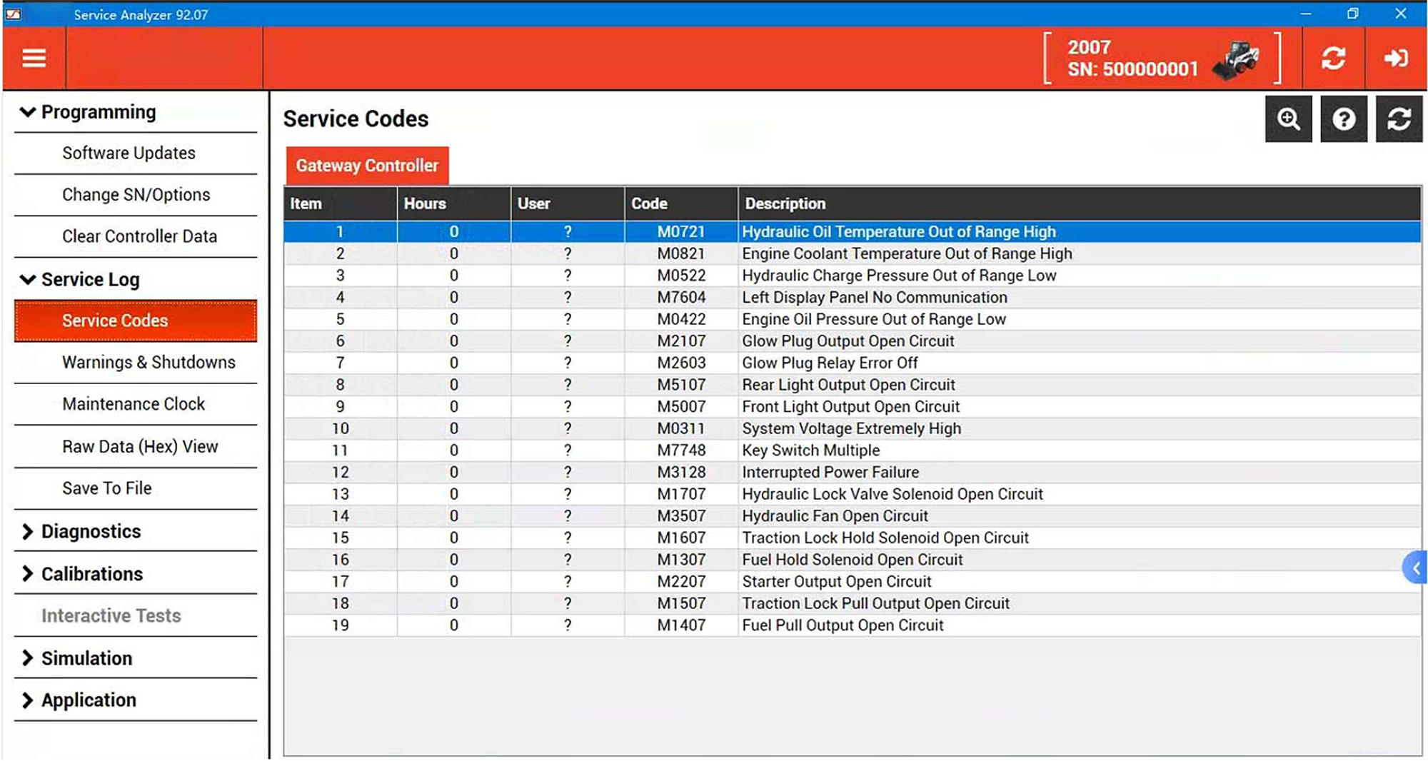 Bobcat Service Analyzer Diagnostic Tool (RST) 7277987/7260936/6693353 Bobcat Service Analyzer Diagnostic Tool RST 727798772609366693353 8