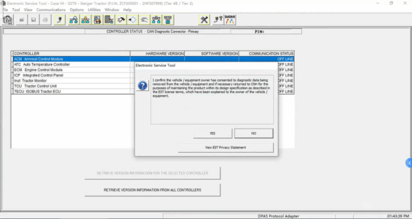 cnh software for new holland cnh dpa5 electronic service tools agriculture diagnostic scanner