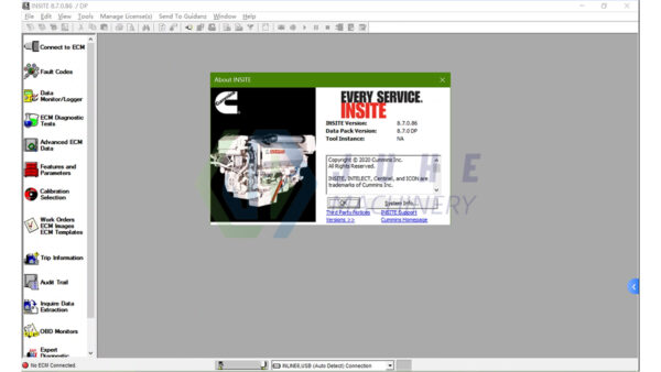 cummins inline 6 3165033 v8.7 heavy duty truck diagnostic tool