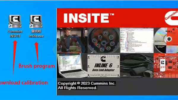 cummins inline 6 3165033 v8.7 heavy duty truck diagnostic tool