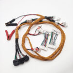 diagnosis wiring harness for kobelco j05 j08 p11c engine start testing cable, excavator computer board engine start cable