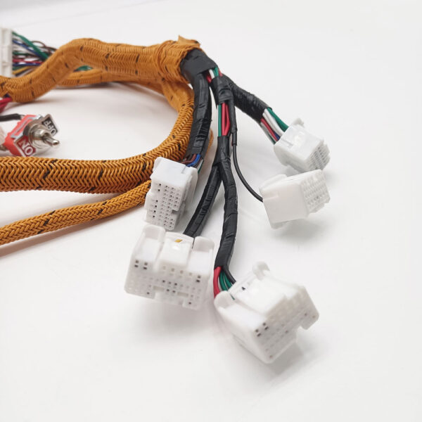 diagnosis wiring harness for kobelco j05 j08 p11c engine start testing cable, excavator computer board engine start cable