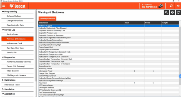 for bobcat diagnostic tool software wood skid steer loader bobcat scanner harness truck excavator (rst) service