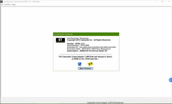 full set caterpillar diagnostic tool 2023a et4 478 0235 testing scanner 538 5051 truck excavator communication