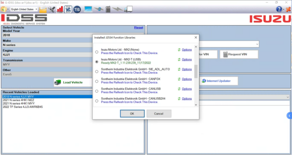 g idss e idss for isuzu vehicle excavator truck diagnostic scan tool