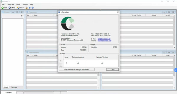 heinzmann diagnostic tools fault scanner with dcdesk 6 software