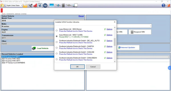 isuzu scan engine tester diagnostic tool with e idss g idss adapter