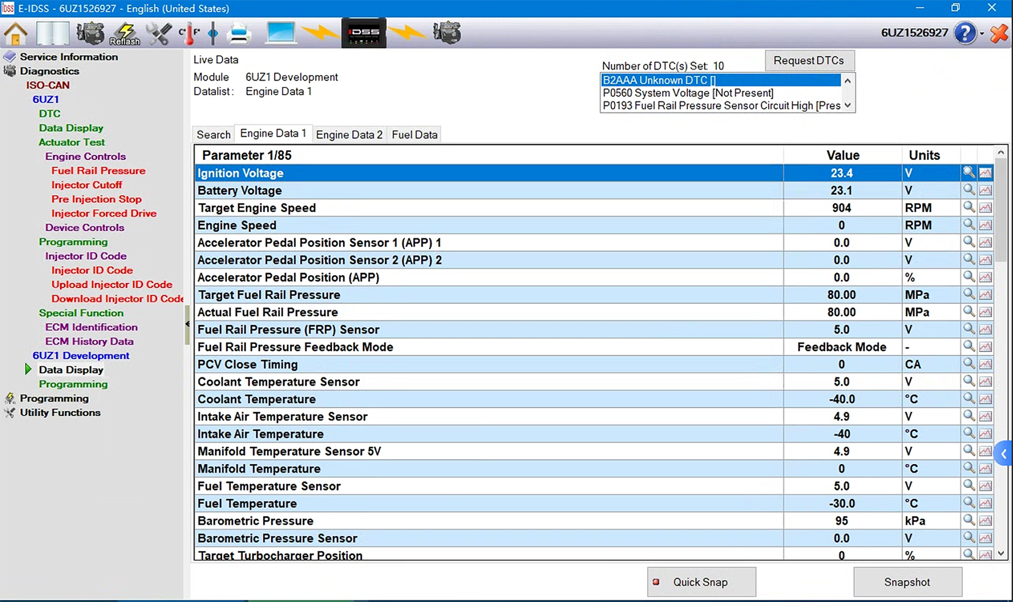 ISUZU Scan Engine Tester Diagnostic Tool with E-IDSS G-IDSS Adapter ISUZU Scan Engine Tester Diagnostic Tool With E IDSS G IDSS Adapter 9