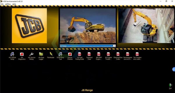 jcb diagnostic software service master 4 (23.27.7) for excavators and trucks