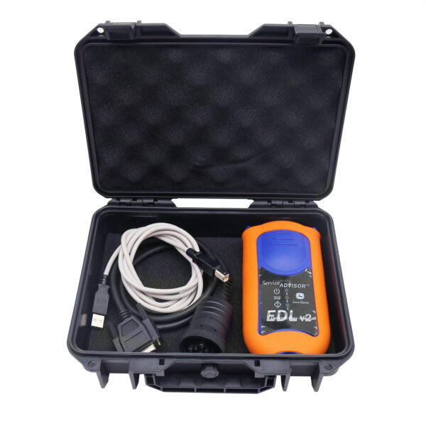 john deere tractor diesel engine diagnostic tool including edl v2 adapter