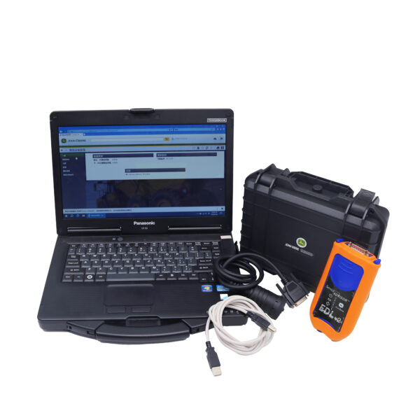 john deere tractor diesel engine diagnostic tool including edl v2 adapter