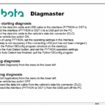 kubota software 2021 kubota takeuchi diagmaster v21.11.01 diagnostic software