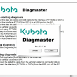 kubota software 2021 kubota takeuchi diagmaster v21.11.01 diagnostic software