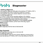 kubota software 2021 kubota takeuchi diagmaster v21.11.01 diagnostic software