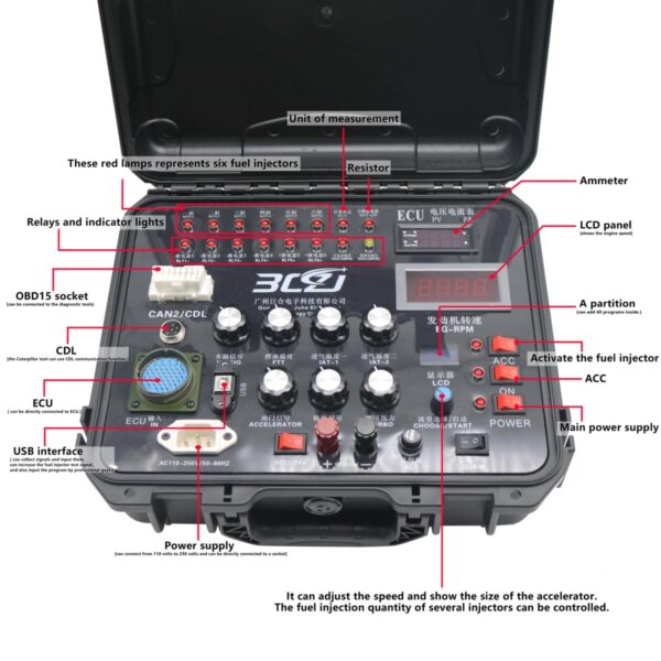 multi functional diesel ecu ecm test stand for testing cummins caterpillar volvo isuzu doosan our company exclusively produces