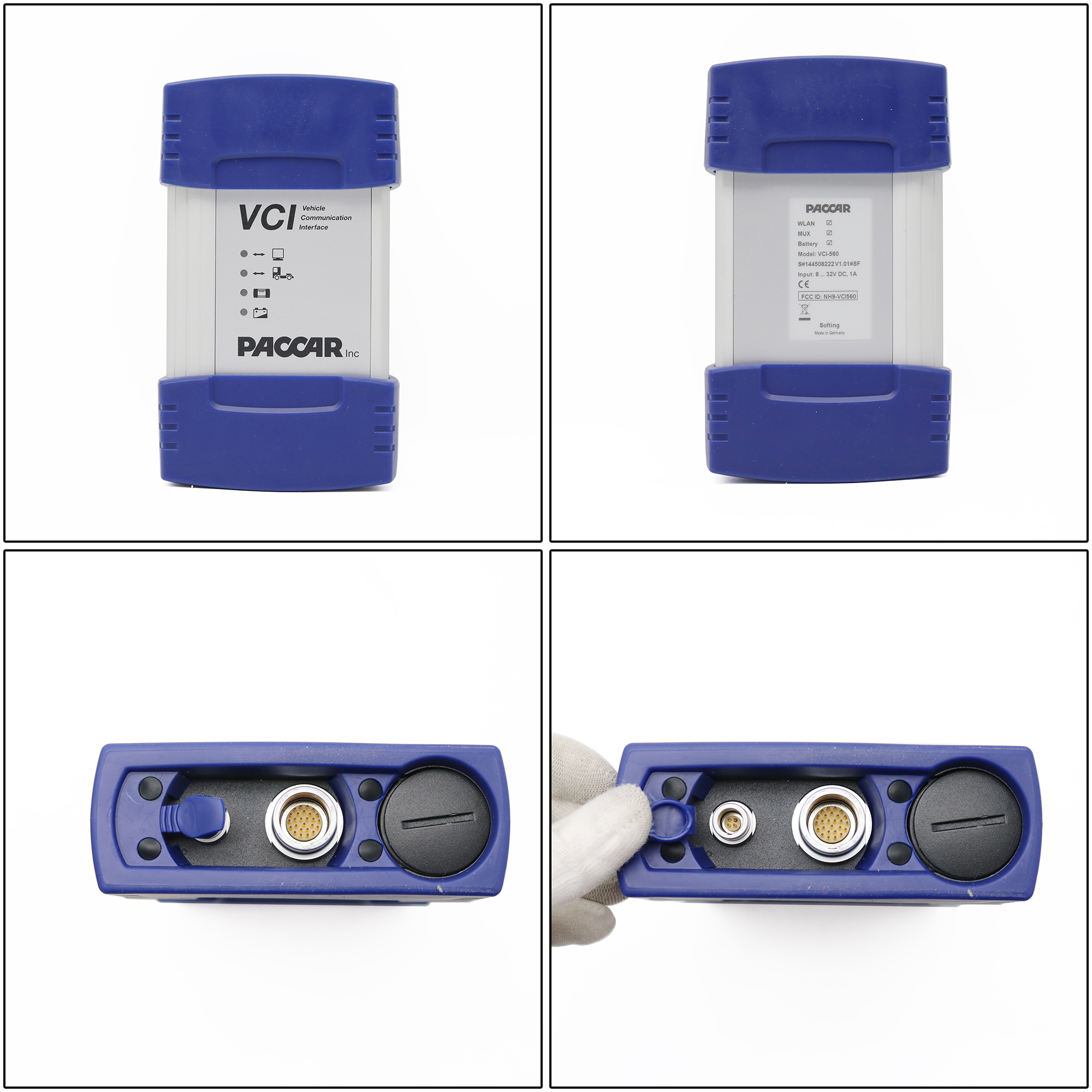 Paccar diagnostic tool for DAF Davie VCI 560 MUX heavy duty trucks Paccar Diagnostic Tool For DAF Davie VCI 560 MUX Heavy Duty Trucks 4