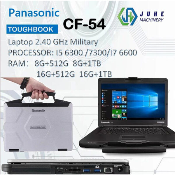panasonic toughbook laptop cf54 i5 16gb ram 1tb ssd military used