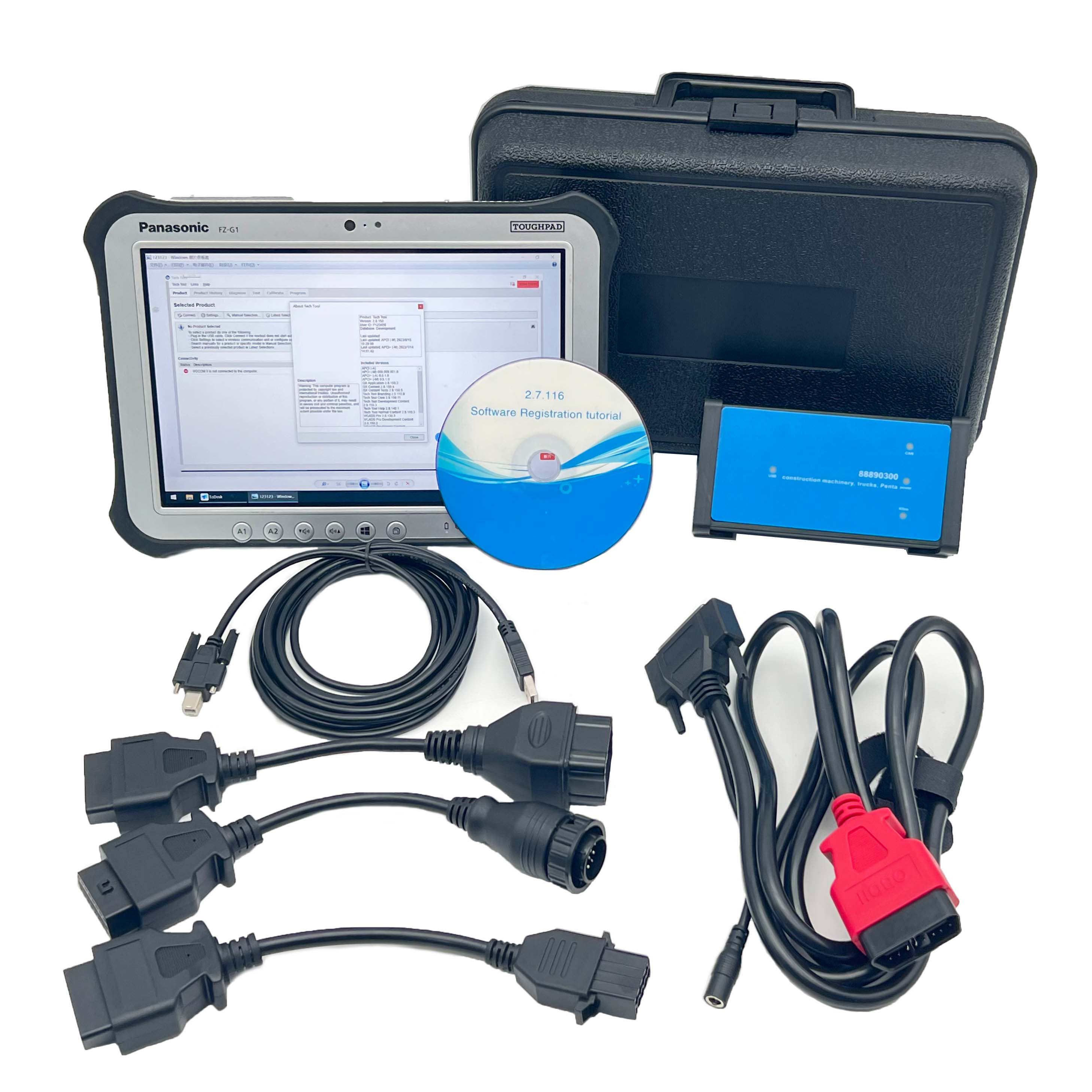 Volvo Vocom 88890300 Diagnostic Tool Diagnostic Scanner Diagnostic Kit Volvo Vocom 88890300 Diagnostic Tool Diagnostic Scanner Diagnostic Kit 4
