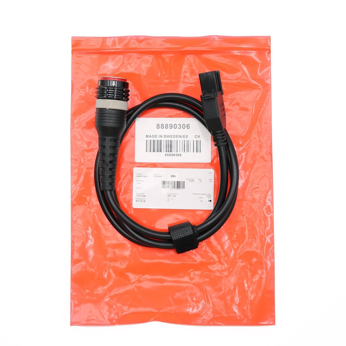 88890306 8 Pin Aviation Plug Test Harness Interface Main Test 8 Pin Diagnostic Cable For VOLVO VocomⅡ Diagnostic Tools Scanner 5 E815