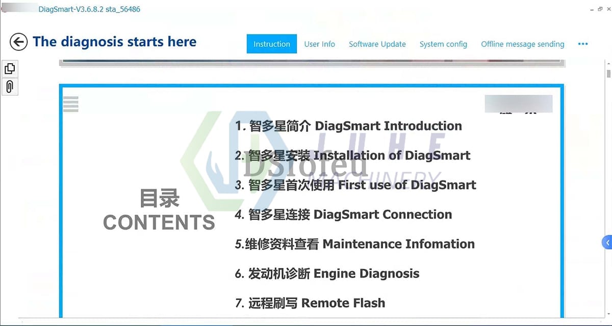 6 in 1 EOL OBD diagnostic tool for Weichai HOWO Shacman Sinotruk 6 in 1 EOL diagnostic system