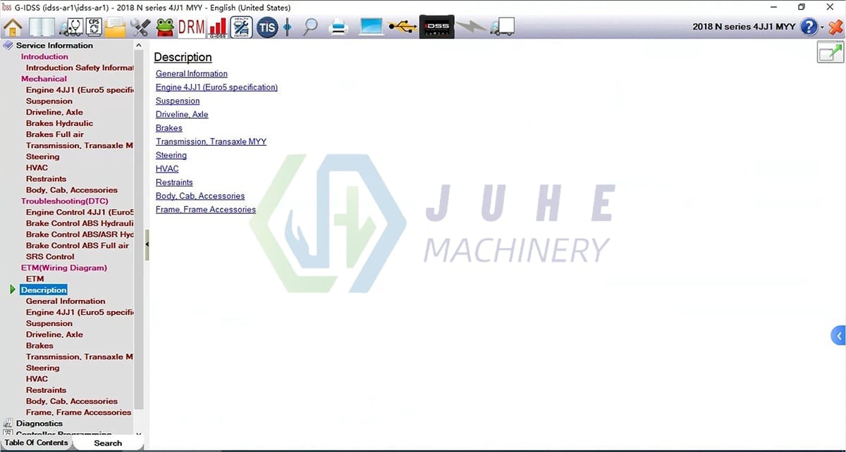 E-IDSS G-IDSS Diagnostic Scan Tool for ISUZU Truck Excavator E-IDSS Excavator Diagnostic Scan