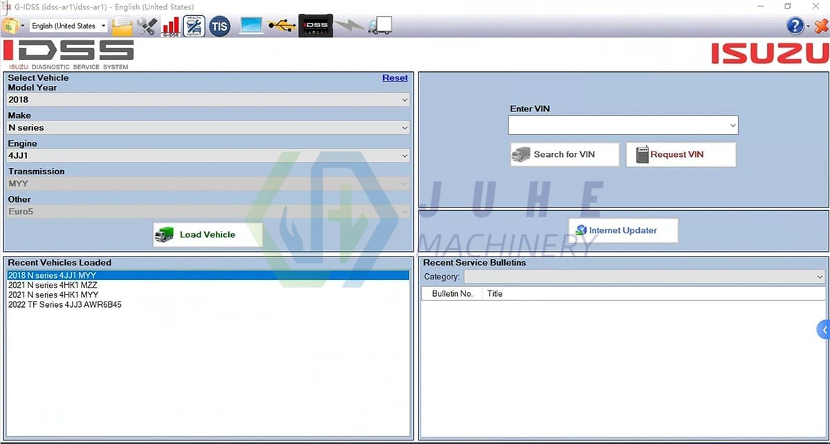E-IDSS G-IDSS Diagnostic Scan Tool for ISUZU Truck Excavator ISUZU diagnostic interface