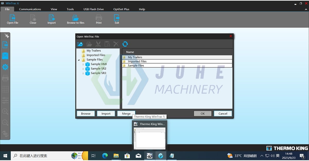 Thermo King diagnostic interface
